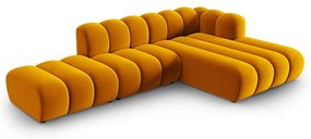 Žltá rohová pohovka (pravý roh) Lupine – Micadoni Home