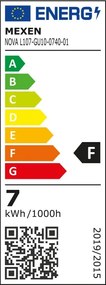 Mexen Nova, LED žiarovka GU10, 7W, neutrálna - 4000K, 735 lm - L107-GU10-0740-01