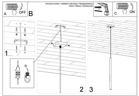 Sollux SL.1199 - Luster na lanku PASTELO 1xG9/8W/230V chróm
