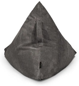 Tmavosivý menčestrový detský sedací vak Razzy – SLOWDOWN