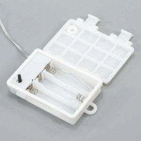 Nexos 86334 Svetelný záves vločky, 8 LED, teplo-biela