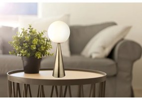 Globo 21031M - Stolná lampa PINPAL 1xE27/40W/230V mosadz