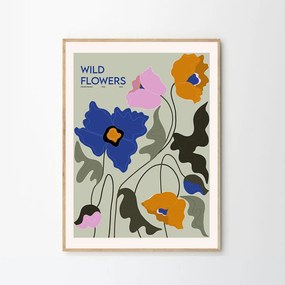 The Poster Club Plagát Wild Flowers by Frankie Penwill 50x70 cm