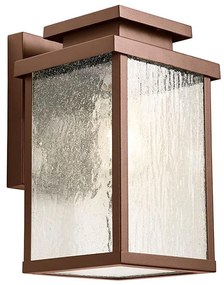 Redo 90463 - Vonkajšie nástenné svietidlo YARD 1xE27/42W/230V IP44 hnedá