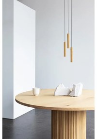 LED závesné svietidlo s dreveným tienidlom ø 3 cm Chimes – UMAGE