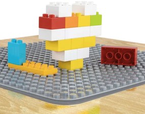 Detský stôl Olaf Blocks tmavosivý s dvoma stoličkami