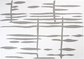 TA Koberec T967A WHITE CHEAP PP CRM Biely Obdĺžnikový Rozmer: 120x170 cm
