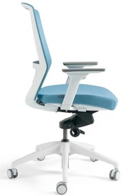Kancelárska ergonomická stolička BESTUHL J17 WHITE — viac farieb Sivá
