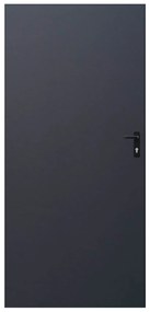 Plechové dvere 80, ľavé, antracit