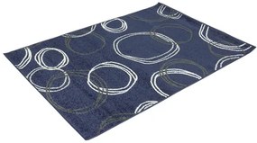 Koberce Breno Kusový koberec LOTTO 290/HY4B, modrá, viacfarebná,67 x 120 cm