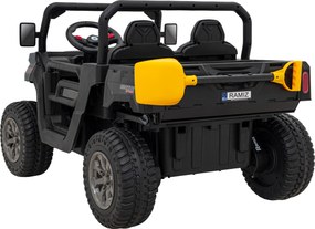 Ramiz Detské auto Pick-Up Speed 900 čierne + pohon 4x4 + pohyblivá korba