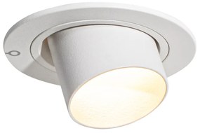 Moderné zabudované bodové svetlo biele GU10 35 mm okrúhle výkyvné - Installa