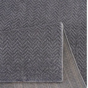 Dekorstudio Jednofarebný koberec FANCY 805 - sivý Rozmer koberca: 80x150cm