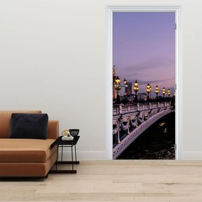 Fototapeta na dvere - Most Alexandra III. v Paríži (95x205cm)