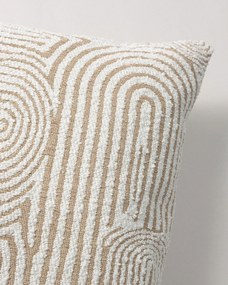 Karin - jednoduchá obliečka, 60x40cm farba produktu béžová látka zapletaná, vzorované