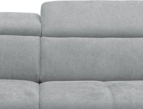 Trojsedák Speedway, svetlo šedá látka