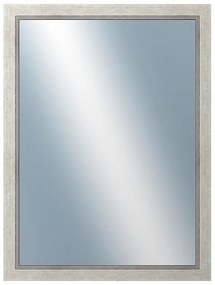DANTIK - Zrkadlo v rámu, rozmer s rámom 60x80 cm z lišty CARRARA biela (2896)