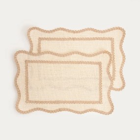 Podložka pod tanier CALMA béžová 775680 (2 ks)