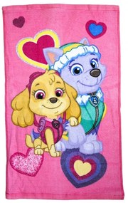 Detský uterák PAW PATROL ružový 30X50cm Setino Tiahome