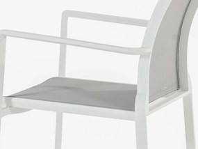 Melbourne jedálenská stolička biela