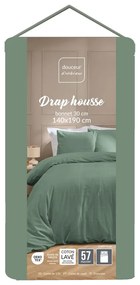 Zelená plachta 140x190 cm Linella – douceur d'intérieur