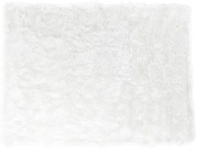 Prikrývka na posteľ 150 x 200 cm biela DELICE Beliani