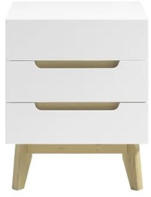 Nočný stolík SINIRA biely