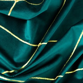 Dekorstudio Francúzsky zamatový záves PIERRE CARDIN MARGO - tyrkysový