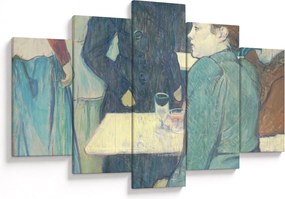 Obraz - Henri de Toulouse-Lautrec, A Corner of the Moulin de la Galette, reprodukcia (150x105 cm)