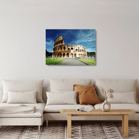 Sklenený obraz - Koloseum v Ríme, Taliansko (70x50 cm)
