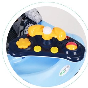 WELLHOX Detské chodítko so zvukovým multimediálnym panelom