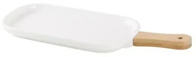 Toro Keramická servírovacia tácka s rukoväťou 25 x 15 x 2,3 cm