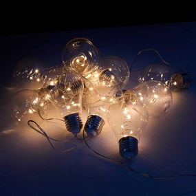 BULB LIGHTS LED Svetelná reťaz s USB 10 žiaroviek