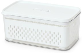 Dóza na potraviny so zabudovaným sitkom