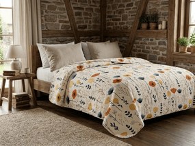 Prehoz na posteľ LIORENA, krémový Rozmer: 170 x 210 cm