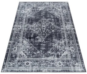 Ayyildiz Kusový koberec FIESTA 4301, Čierna Rozmer koberca: 160 x 230 cm