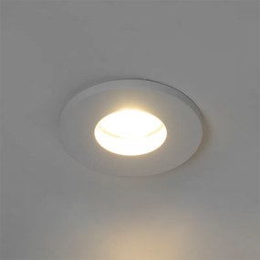 Sada 6 moderných kúpeľňových zapustených bodových svetiel biela - Shed