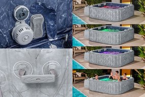 BESTWAY Lay-Z-Spa San Francisco HydroJet Pre Vírivka, 230 x 230 x 71 cm, 7 osôb 6001Q