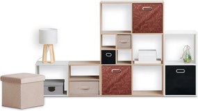 Úložný box SERENE 31x31 cm červený