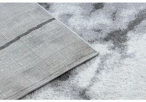 Moderný koberec COZY Lina, geometrický , mramor - Štrukturálny, dve vrstvy rúna, šedá Veľkosť: 80x150 cm