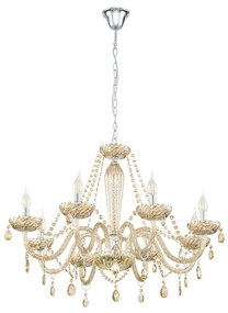 Eglo 39093 - Luster BASILANO 8xE14/40W/230V