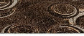 Koberce Breno Metrážny koberec DROPS 43, šíře role 500 cm, hnedá, viacfarebná