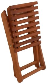 Hnedé záhradné stoličky v súprave 2 ks Tacoma – Garden Pleasure