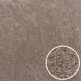 Metrážny koberec Bali 274, na mieru, šíře 4m, hnedá, filc, detská izba