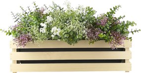 AMADEA Drevený obal na kvetináč, 62x21,5x17cm Český výrobok