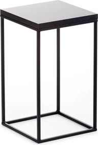 STOJAN NA KVETINÁČ SIMPLE 80X24X24 CM ČIERNA/BIELA