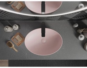 Mexen Cornelia, umývadlo na dosku 50 x 36 cm, ružová matná, 21885044