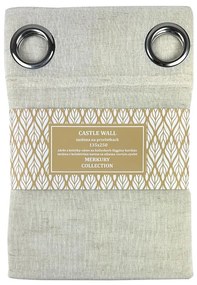 Záves na prechodkách Castle Wall 135x250 natural Merkury Home