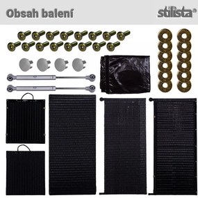 STILISTA Záhradný úložný box, čierna, 122 x 62 x 56 cm