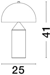 Dizajnová stolová lampa Bolt